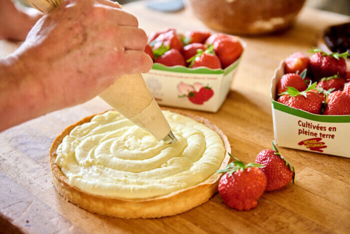 Croûte aux fraises de Wépion