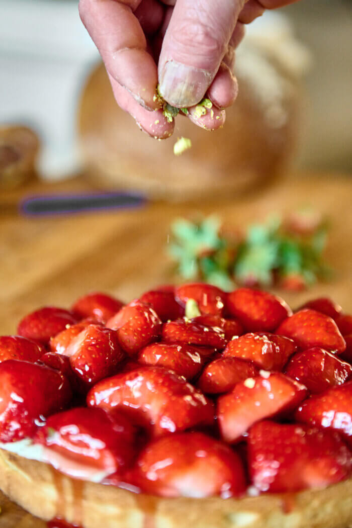 Croûte aux fraises de Wépion