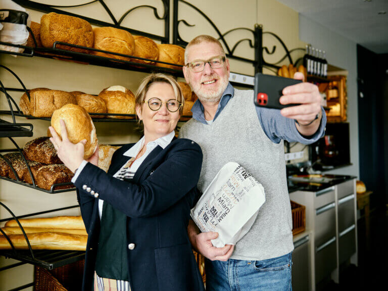 Gérald Watelet soutient sa boulangerie-pâtisserie