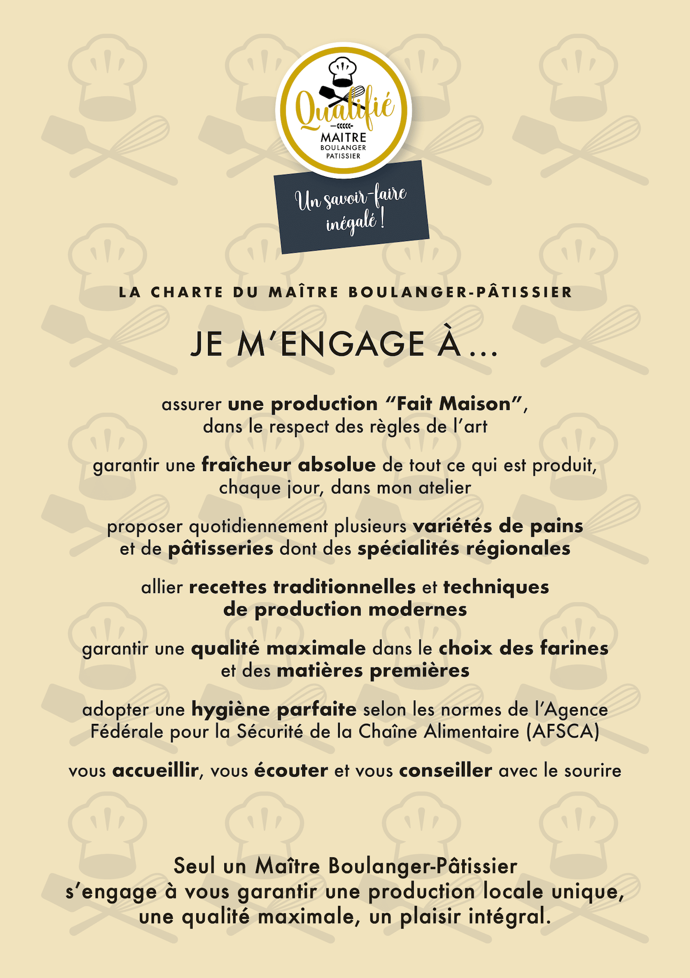 Charte Maître Boulanger-Pâtissier 2025